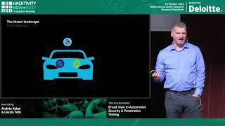 #Hacktivity2022 // Broad View to Automotive Security & Penn testing by András Kabai & László Tóth