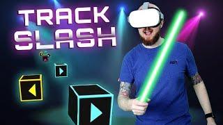 Track Slash Oculus Go Gameplay - Beat Saber Clone