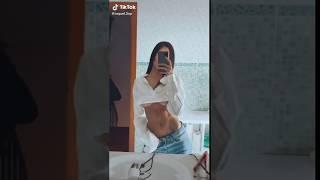 Nip slip down blouse hot girl doing tik tok - Subscribe for more