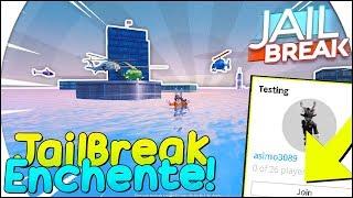 ENTREI NO SERVIDOR SECRETO DO ASIMO! JAILBREAK DEBAIXO DE ÁGUA! no ROBLOX 