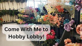 Come With Me to Hobby Lobby! / Home decor / flowers / pottery / crafts / jewelry / garden