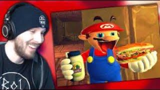 SMG4: Mario goes to subway and purchases 1 tuna sub with extra mayo Reaction!