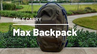 Able Carry Max Review - GREAT 30L Minimal Travel / EDC Backpack