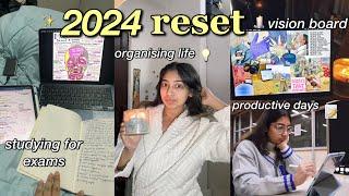 new year motivation2024 reset, exam preparation, productive days, cleaning