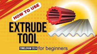 Extrude Tool Explained – Add Depth & Perspective in CorelDRAW 2024 | Complete Course in Urdu / हिंदी