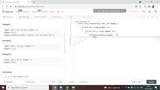 1. Two Sum from LeetCode. Find the Index of Two Numbers Which is Equal to Target