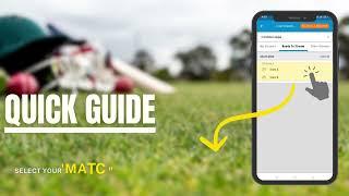 CricClubs: Mobile Live Streaming - Quick Guide