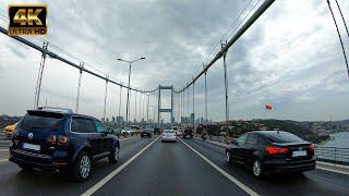 Istanbul Driving Tour in 4k! from Asia to Europe