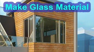 Make Exteriors Glass Material Full Hindi Tutorial