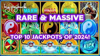 RARE & MASSIVE! Top 10 MOST EXCITING Slot Jackpots 2024 - THIS IS WHY WE WATCH!