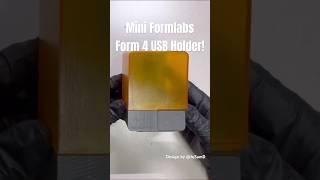 Mini Form 4 USB Holder! 미니 폼4  USB 홀더! #폼랩 #폼4 #SLA #Formlabs #Form4 #ResinPrinting #3dprinting