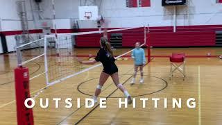 Danielle White - OH/MB Volleyball Recruiting Video, Class of 2020