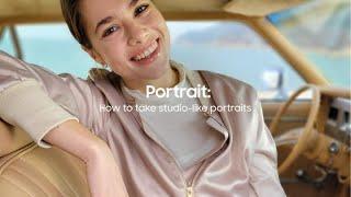 Galaxy S21: How to use Portrait mode | Samsung