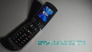 Samsung Hue SCH-R500 (Alltel) on & off, ringtones, wallpapers