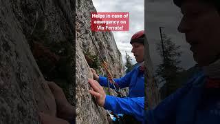 How to help yourself in case of an emergency on Via Ferrata