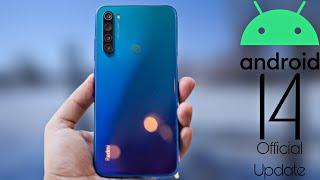 Xiaomi Redmi Note 8 2021 Android 14 HyperOS/MIUI 15 Update