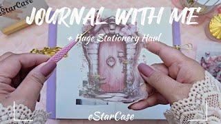 ASMR Journaling + Unboxing ft @estarcase