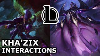 Kha'Zix Interactions with Other Champions | BEL'VETH LIKES HIS HUNGER | League of Legends Quotes