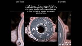 Vw/audi variable vein turbo vvt quick/temp fix with Mr muscle oven cleaning foam, limp mode