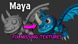 Maya Tutorial: File Path Editor (Missing Textures?)