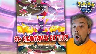 Over 50 Gigantamax Battles Won & I Got THESE! Amazing Shiny Luck!  (Pokémon GO)