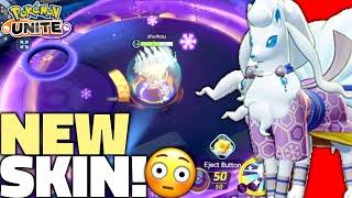 Pokémon Unite NEW Alolan Ninetales SKIN is INSANE! Alolan Ninetales Sacred Style Holowear Gameplay