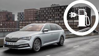 Skoda Superb iV: city fuel consumption (economy) with empty batteries test :: [1001cars]