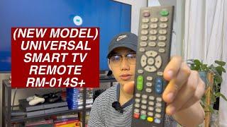 (2024 NEW MODEL RM-014S+) HUAYU Universal LED Smart TV Remote Control | SET UP TUTORIAL TAGALOG