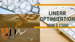 Solving a Linear Optimization Problem Using R Studio | Analytics | R Programming