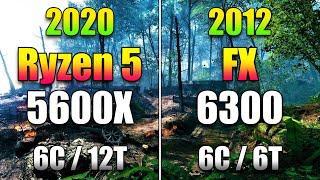 Ryzen 5 5600X (2020) vs FX 6300 (2012) | Difference of 8 Years PC Gameplay