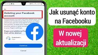 Jak usunąć konto na Facebooku - na Facebooku Nowa aktualizacja 2023