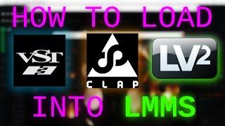 how to install Carla and load VST3, CLAP (Ildaeil), LV2 and MORE in LMMS [Windows] #lmms