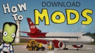 HOW TO Download MODS in KSP with CKAN and Manually.