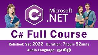 C Sharp Tutorial for Beginners | C# Full Tutorial in Single Video | C# Full Course in Tamil