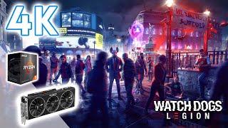 Watch Dogs Legion 4K - Radeon 6800 XT Ryzen 5 5600X [High Settings Benchmark]