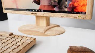WOODEN MADNESS: Monitor out of Wood