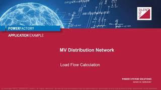 PowerFactory - MV Distribution Network - Load Flow