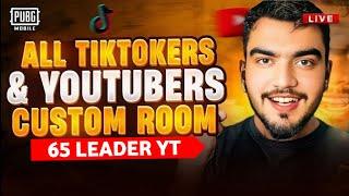 tdm tournament Youtubers and tiktokr contactcre creator sandy night 11PM #65leader #pubgmobile