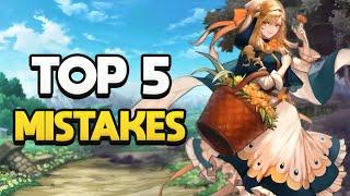 Top 5 Mistakes to Avoid in Guardian Tales!