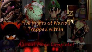 Five Nights at Wario's Trapped Within Standard Mode: All-Out Mode Complete!