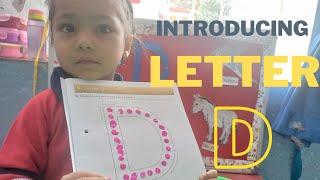 Introducing Letter D for Toddlers । Toddlers Activity । Preschool Activity । Preschool Learning