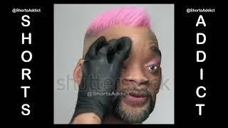 Will Smith Doing His Makeup | @ShortsAddict | #WillSmith #Makeup #ShortsAddictChannel #ShortVideos