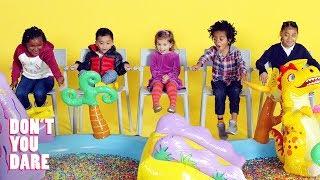 We Challenged Little Kids Not to Move! | Don't You Dare | HiHo Kids