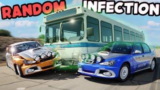 Random Car Infection Keeps Getting CRAZIER With BeamNG Drive Mods!