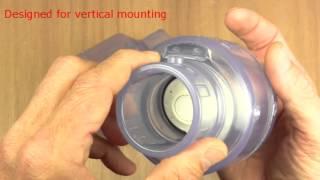 Clear PVC non return valve