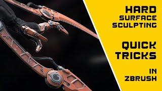 Hard surface Blades Sculpting in Zbrush (Mantis)