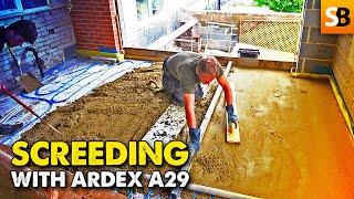 Building an Extension #9 - Ardex Rapid Dry Screed