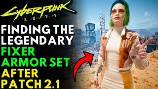 Cyberpunk 2077 - How To Get Legendary Fixer Armor Set | Update 2.1 (Locations & Guide)