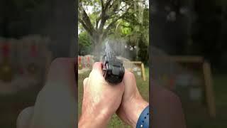 POV: Shooting a 1936 P08 Luger pistol [slow motion action]