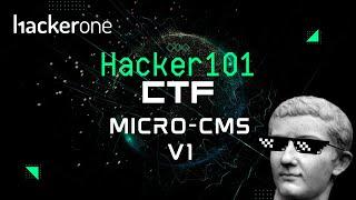 Hacker101 CTF - Micro-CMS v1 (Easy) - Live Walkthrough